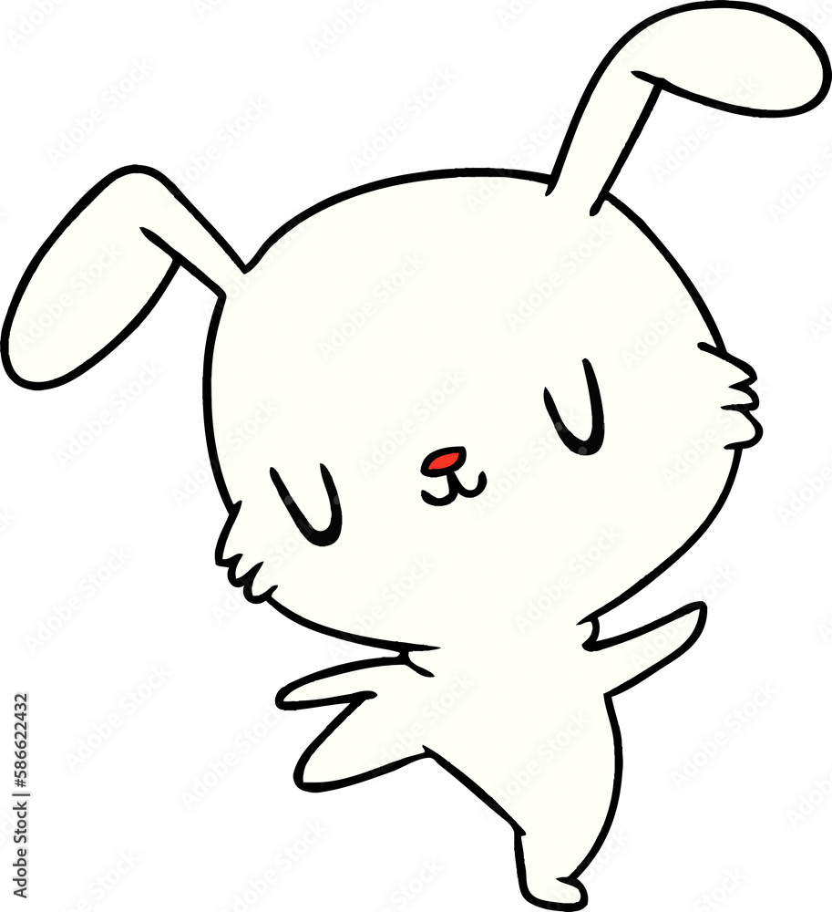 cartoon kawaii cute furry bunny cartoon kawaii cute furry bunny