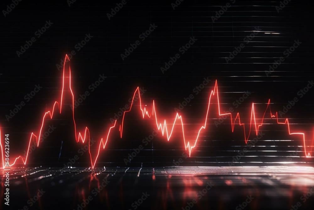 Heartbeat line, Pulse trace, ECG or EKG Cardio graph symbol for Healthy ...