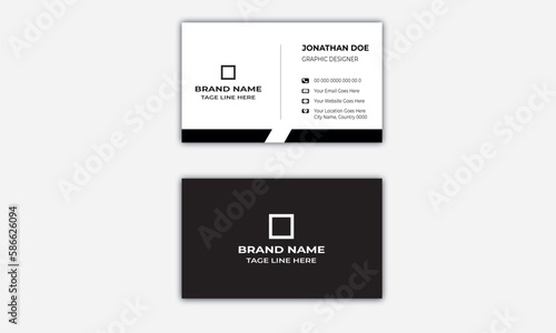 Double Sided Business Cards Template