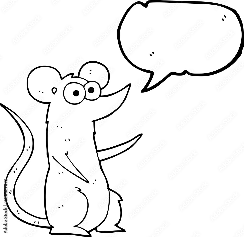 speech bubble cartoon mouse speech bubble cartoon mouse