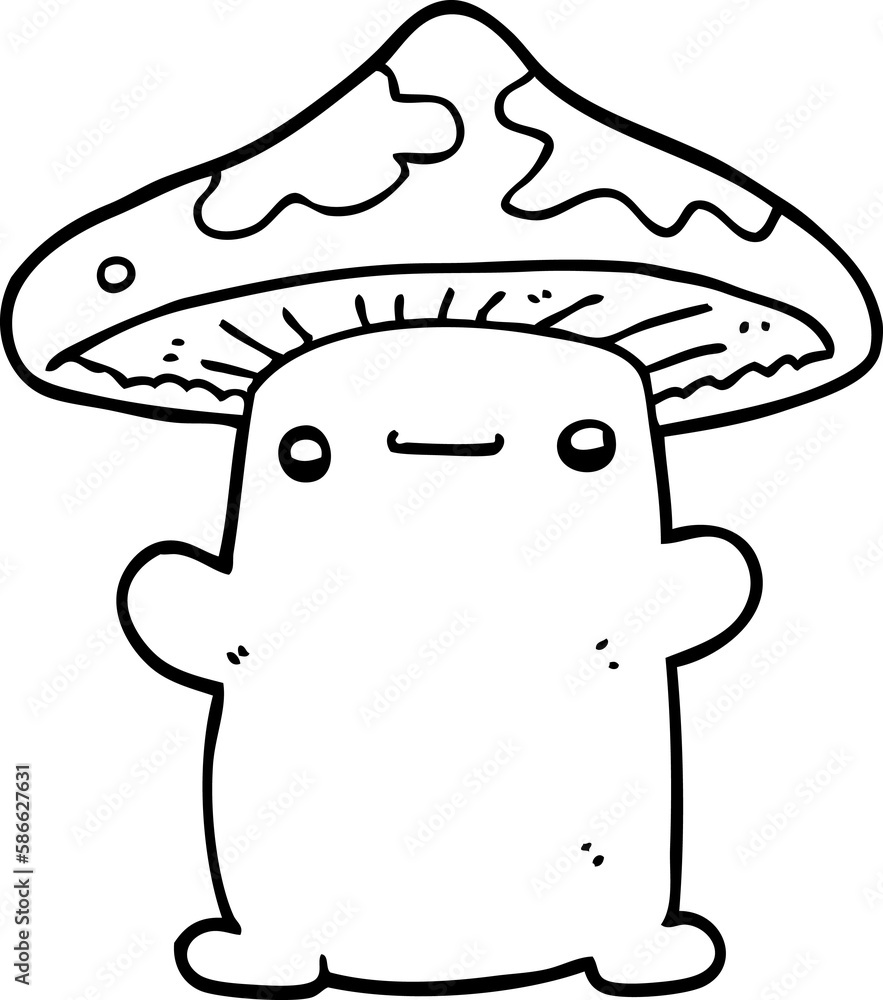 cartoon mushroom cartoon mushroom