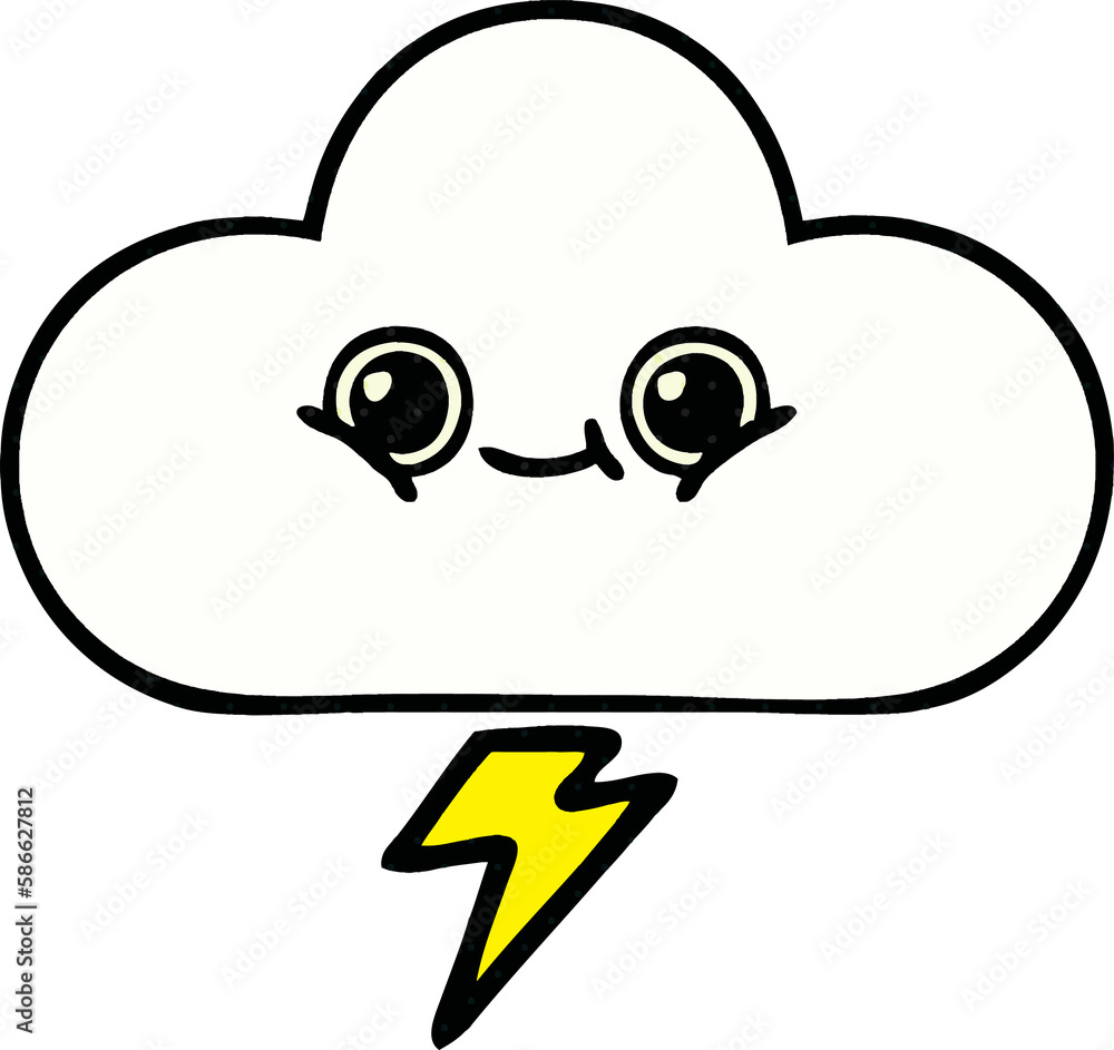 comic book style cartoon storm cloud comic book style cartoon storm cloud