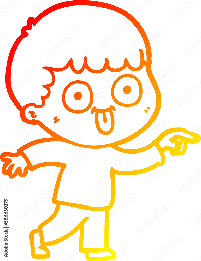 warm gradient line drawing cartoon man staring warm gradient line drawing cartoon man staring