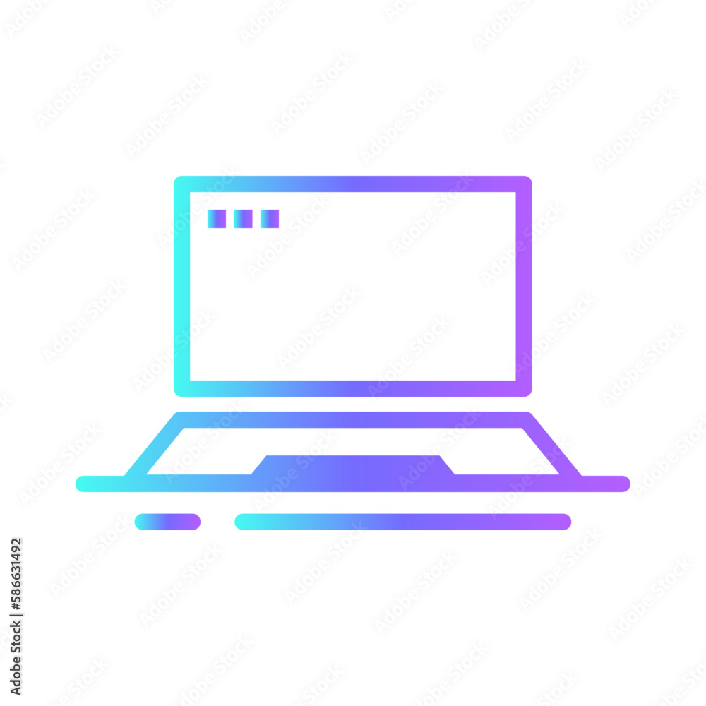 laptop business icon with black outline style. business, icon, symbol, note, vector, document, office. Vector illustration laptop business icon with black outline style. business, icon, symbol, note, vector, document, office. Vector illustration