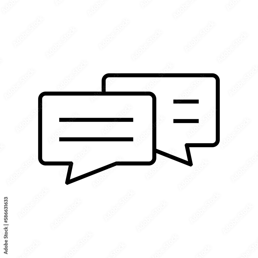 message business icon with black outline style. business, icon, symbol, note, vector, document, office. Vector illustration message business icon with black outline style. business, icon, symbol, note, vector, document, office. Vector illustration