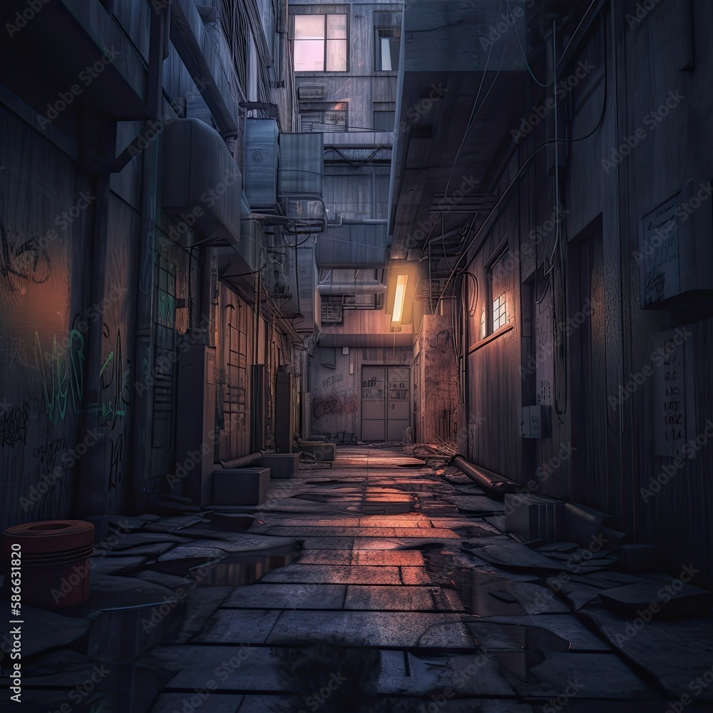 Visions of an Ancient, Dark, and Dirty Urban Alleyway: A Window Into a Forgotten, Abandoned Room Inside an Old City Wall: Generative AI Visions of an Ancient, Dark, and Dirty Urban Alleyway: A Window Into a Forgotten, Abandoned Room Inside an Old City Wall: Generative AI