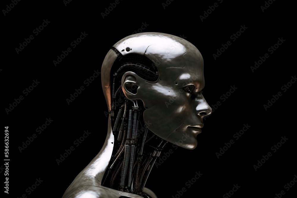 Advanced artificial intelligence for the future rise. Futurestic Robots. AI. Generative Ai Advanced artificial intelligence for the future rise. Futurestic Robots. AI. Generative Ai