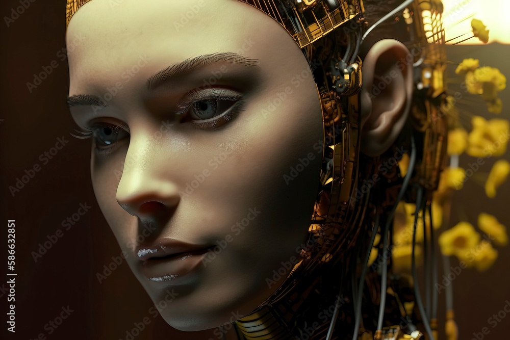 Advanced artificial intelligence for the future rise. Futurestic Robots. AI. Generative Ai Advanced artificial intelligence for the future rise. Futurestic Robots. AI. Generative Ai