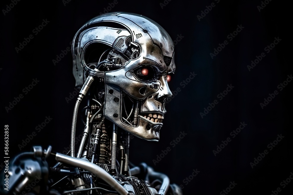 Advanced artificial intelligence for the future rise. Futurestic Robots. AI. Generative Ai Advanced artificial intelligence for the future rise. Futurestic Robots. AI. Generative Ai