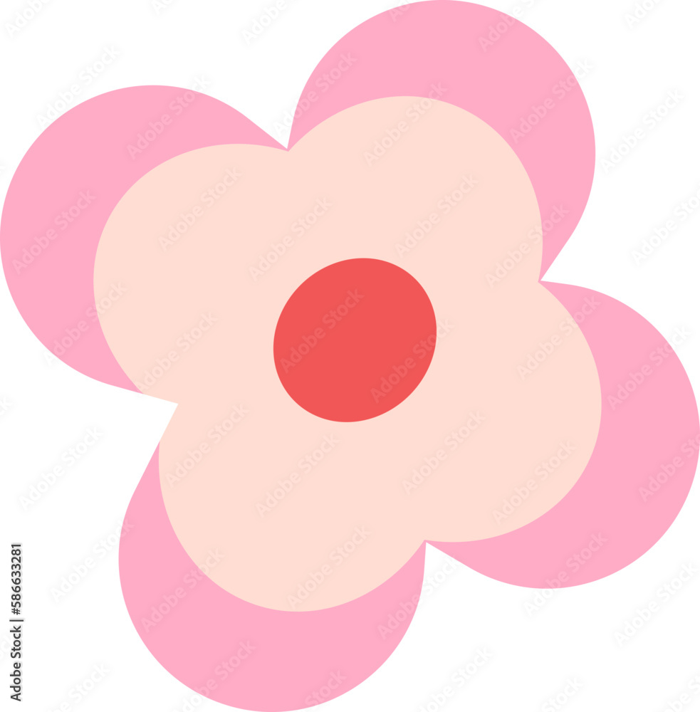 Pink Flower Element Pink Flower Element