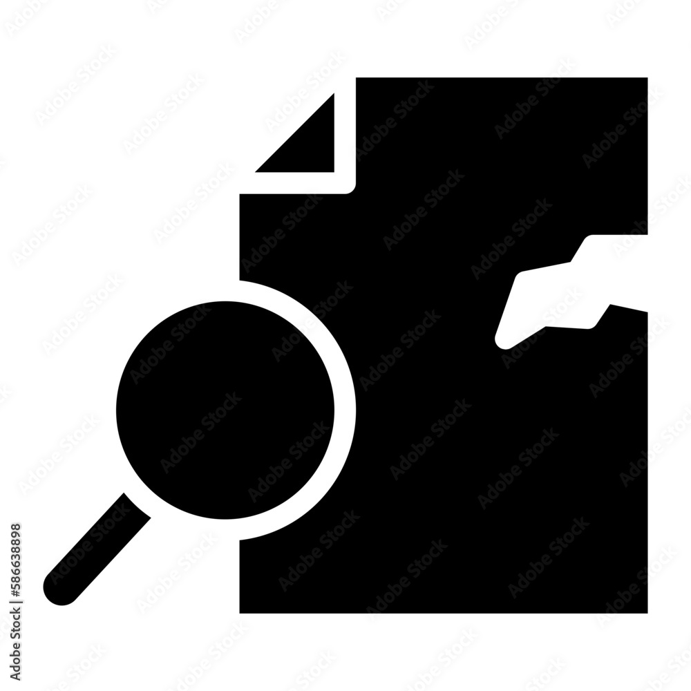 market research glyph 