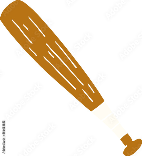 Photography cartoon doodle of a baseball bat