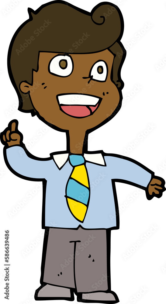 cartoon school boy raising hand cartoon school boy raising hand