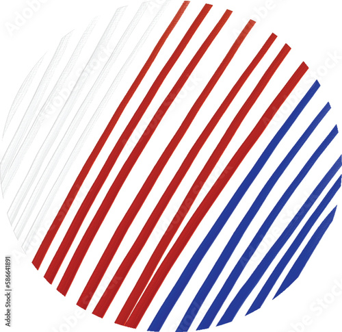 Free Download circle pattern line_red white blue _file eps - GFXLoad