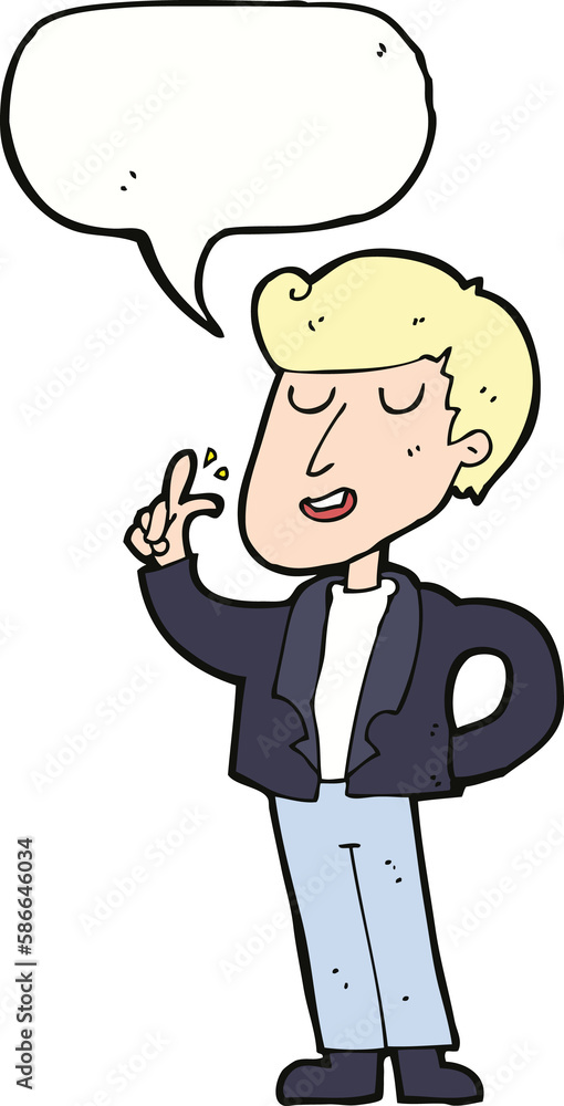 cartoon cool guy snapping fingers with speech bubble cartoon cool guy snapping fingers with speech bubble