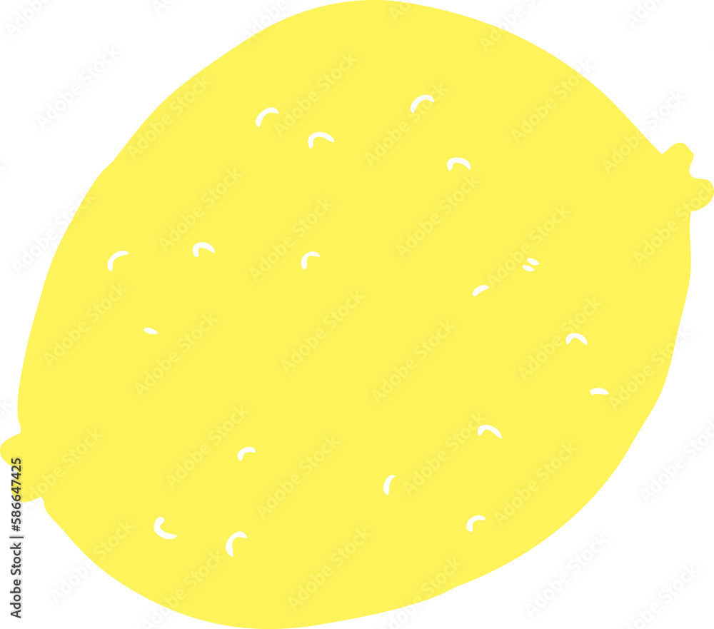 flat color style cartoon lemon flat color style cartoon lemon