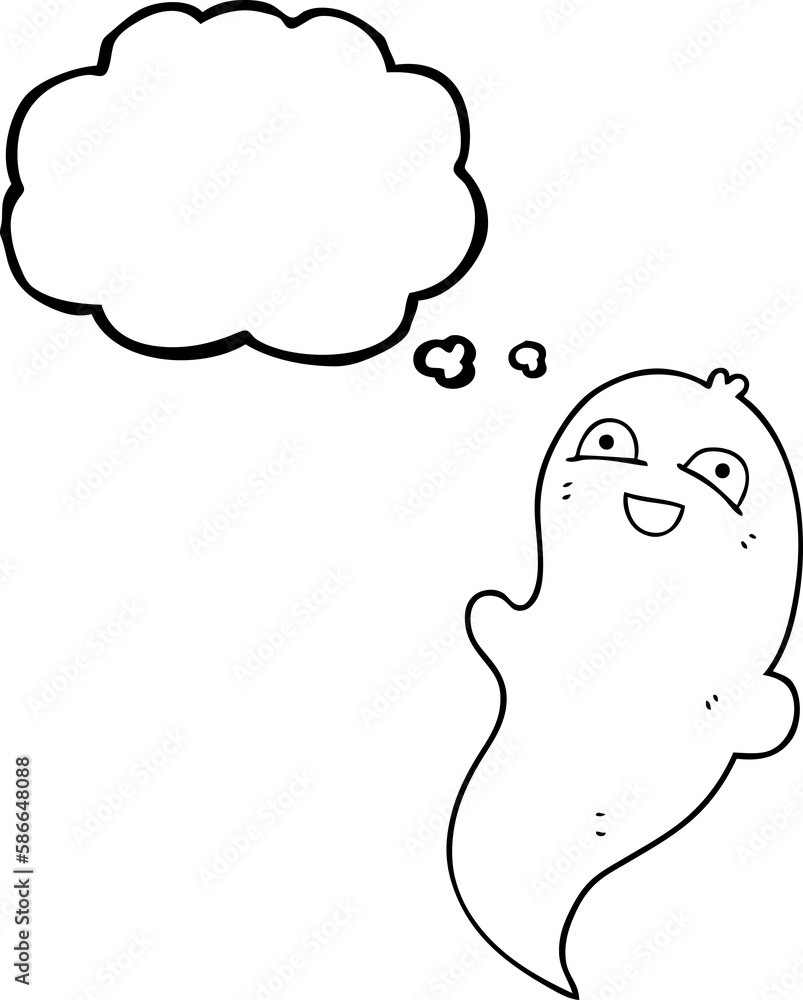thought bubble cartoon halloween ghost thought bubble cartoon halloween ghost