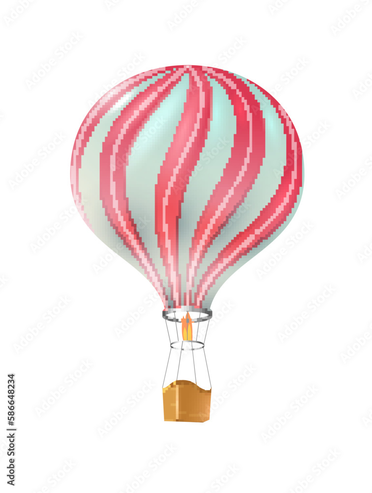 Realistic Hot Air Balloon Realistic Hot Air Balloon