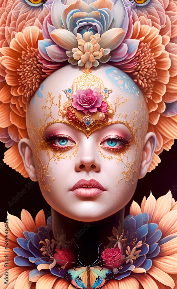 Women and Roses created
with Generative Al technology Women and Roses created
with Generative Al technology