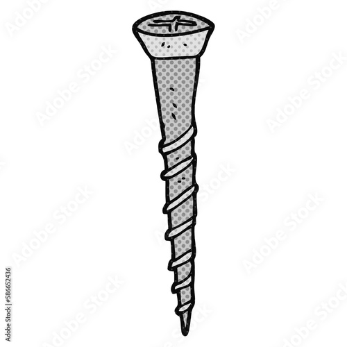 cartoon screw © lineartestpilot
