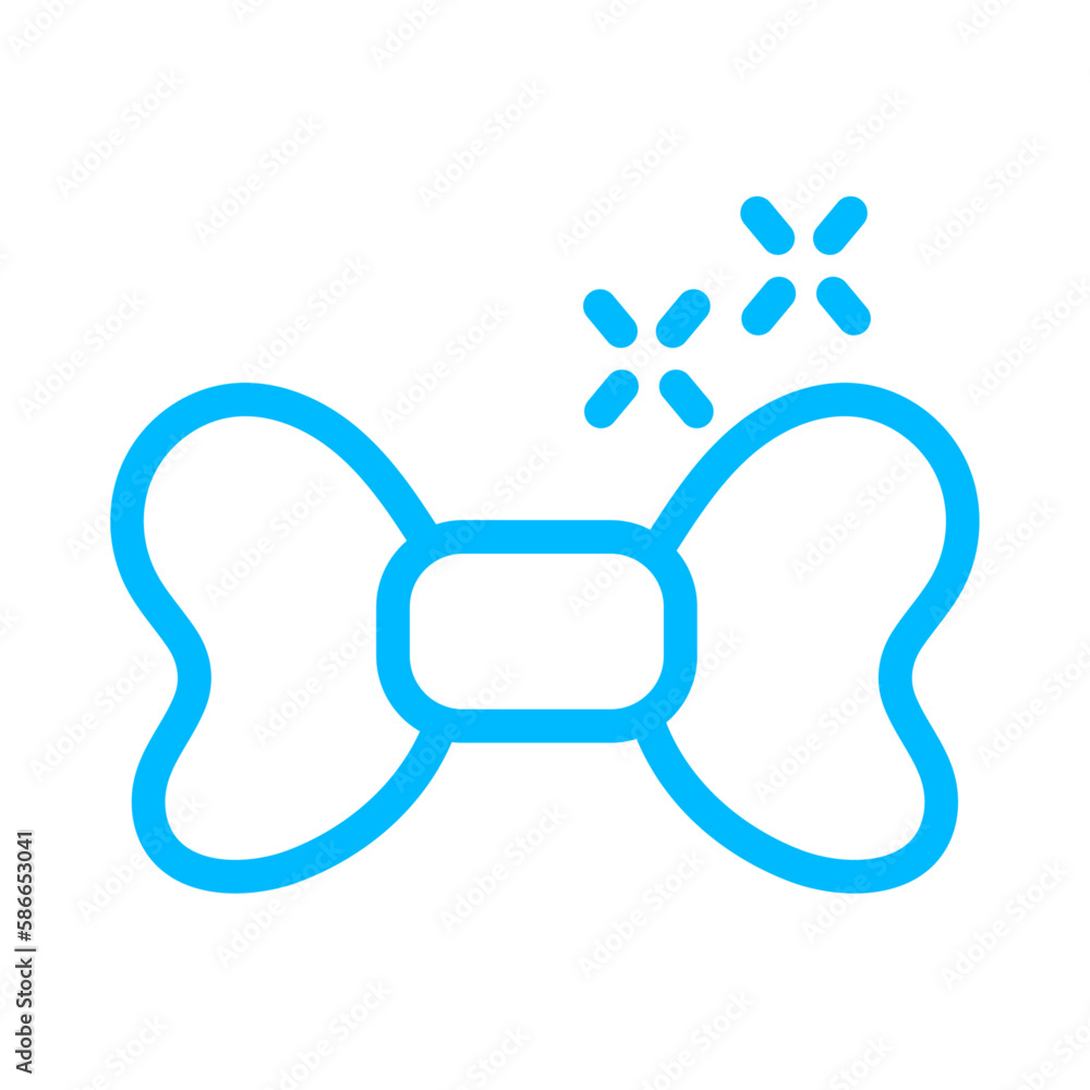 ribbon business icon with black outline style. business, icon, checklist, symbol, document, vector, report. Vector illustration ribbon business icon with black outline style. business, icon, checklist, symbol, document, vector, report. Vector illustration