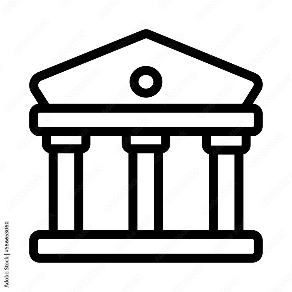 building business icon with black outline style. business, vector, group, icon, set, symbol, people. Vector illustration building business icon with black outline style. business, vector, group, icon, set, symbol, people. Vector illustration