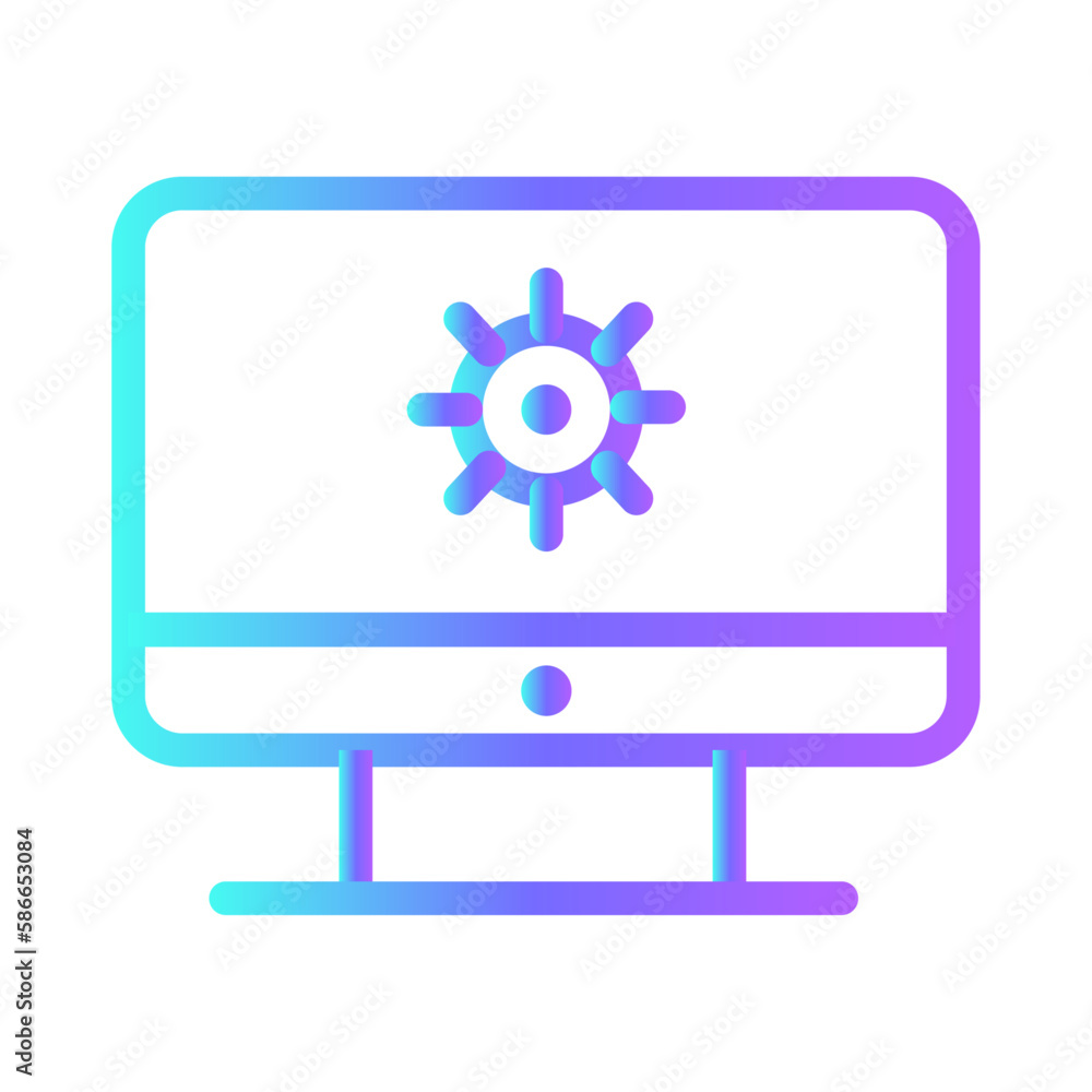 computer business icon with black outline style. icon, storage, business, symbol, set, vector, service. Vector illustration computer business icon with black outline style. icon, storage, business, symbol, set, vector, service. Vector illustration