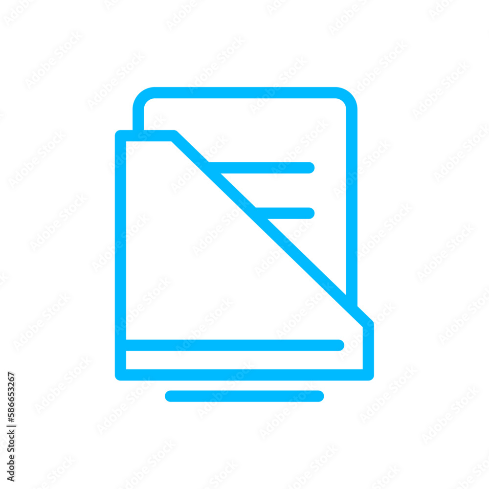 document business icon with black outline style. business, icon, checklist, symbol, document, vector, report. Vector illustration