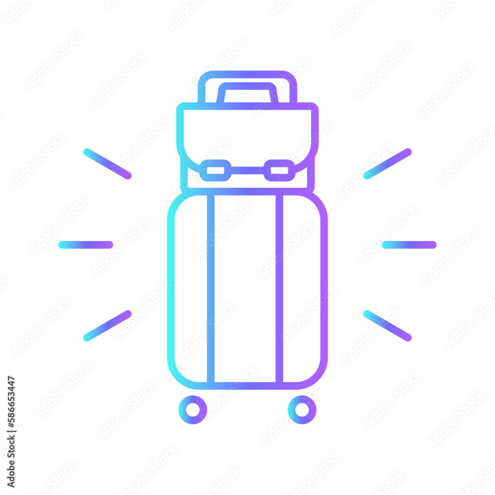 bag business icon with black outline style. icon, storage, business, symbol, set, vector, service. Vector illustration bag business icon with black outline style. icon, storage, business, symbol, set, vector, service. Vector illustration