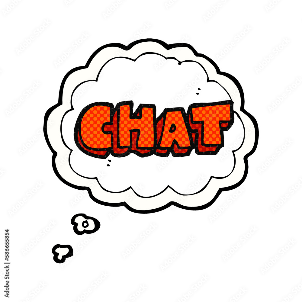thought bubble cartoon chat symbol thought bubble cartoon chat symbol