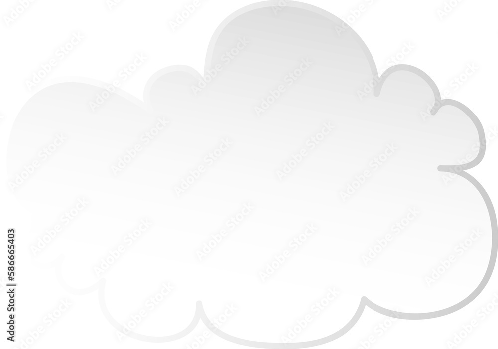 Illustration of clouds, Transparent background Illustration of clouds, Transparent background