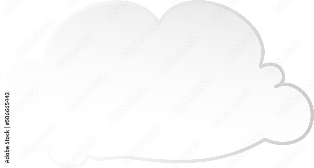 Illustration of clouds, Transparent background Illustration of clouds, Transparent background