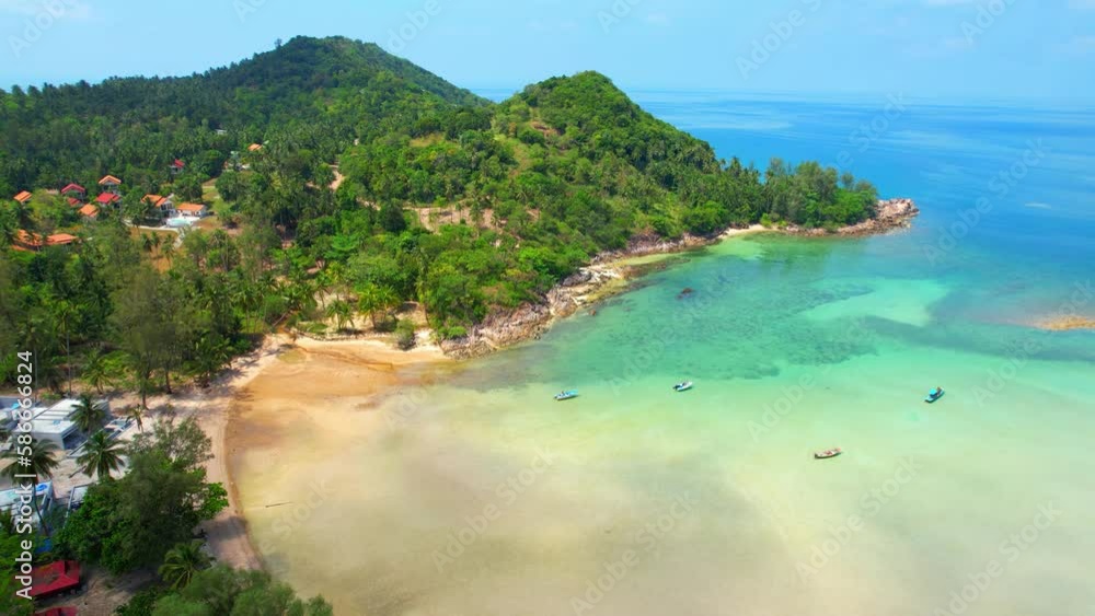 Koh Phangan is a true gem in the Gulf of Thailand, and viewing it from an aerial perspective drone is a once-in-a-lifetime experience that should not be missed. Nature and summer concept. 4K HDR
Koh Phangan is a true gem in the Gulf of Thailand, and viewing it from an aerial perspective drone is a once-in-a-lifetime experience that should not be missed. Nature and summer concept. 4K HDR