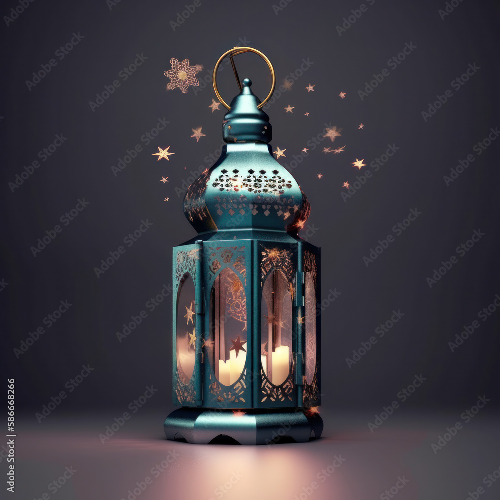 Lanternes à bougie décoratives Lanterne marocaine | Multicolore | H : 50 cm | Photophore