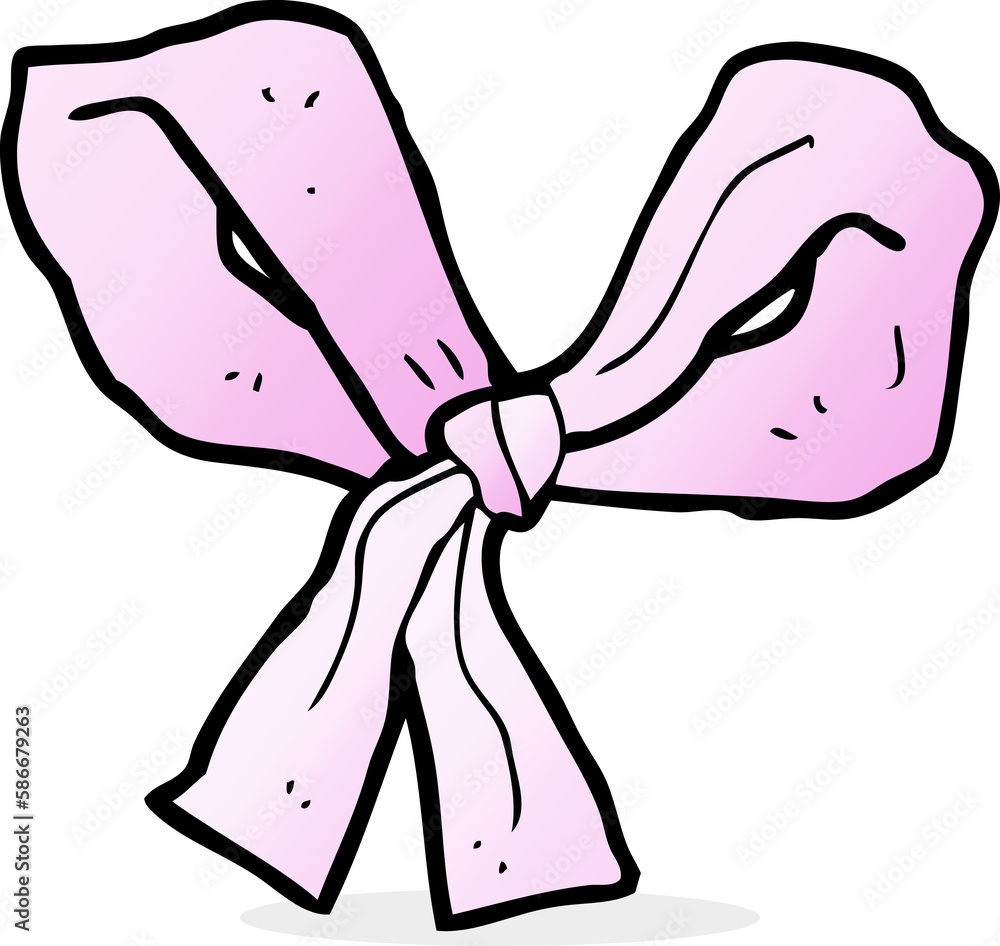 cartoon pink bow cartoon pink bow