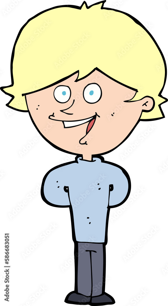 cartoon happy boy cartoon happy boy