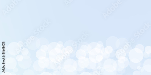 Blue Bokeh Pattern Abstract Background. Modern Wallpaper. Valentines Banner. Christmas. Celebration. Vector Illustration