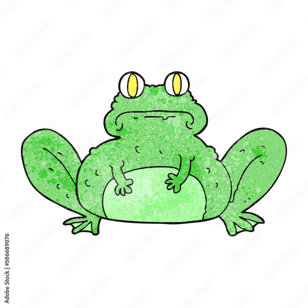 textured cartoon frog textured cartoon frog