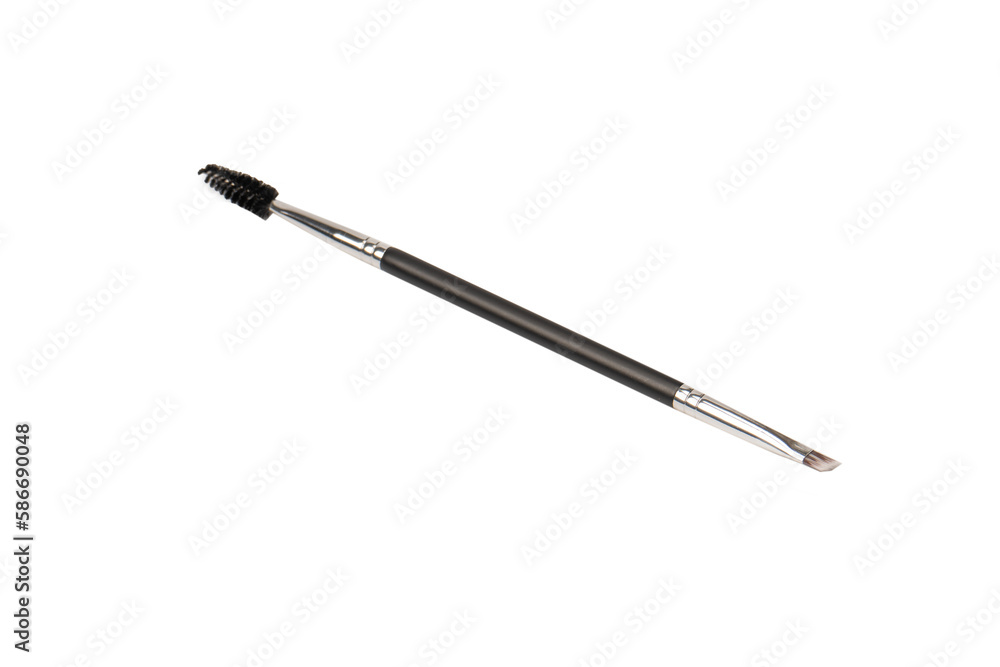 A brow brush isolated on a white background. A brow brush isolated on a white background.