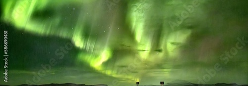 Aurora in Hella Iceland
