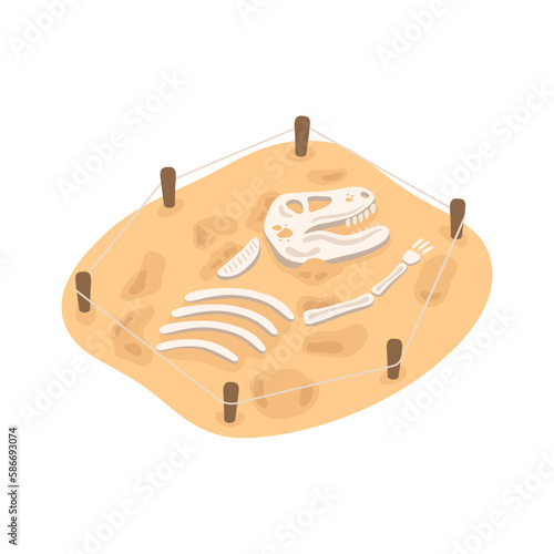 Archeology Isometric Icon