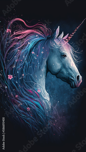 Unicorn, beautiful horse, girl, magical unicorn, unique, fairy tale