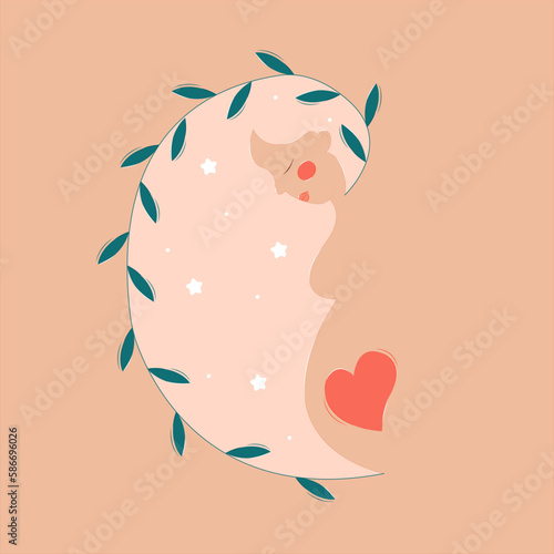 Pregnant Woman Natural Childbirth Expect a Baby