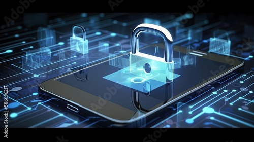 Concept of security in smartphones refers to the measures and technologies implemented to protect the device and its data from unauthorized access photo