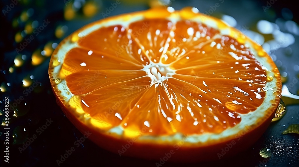 orange on black background orange on black background