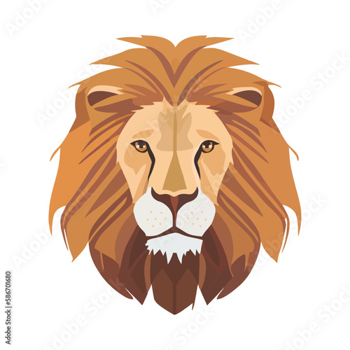 Majestic lion symbolizing Africa wildlife