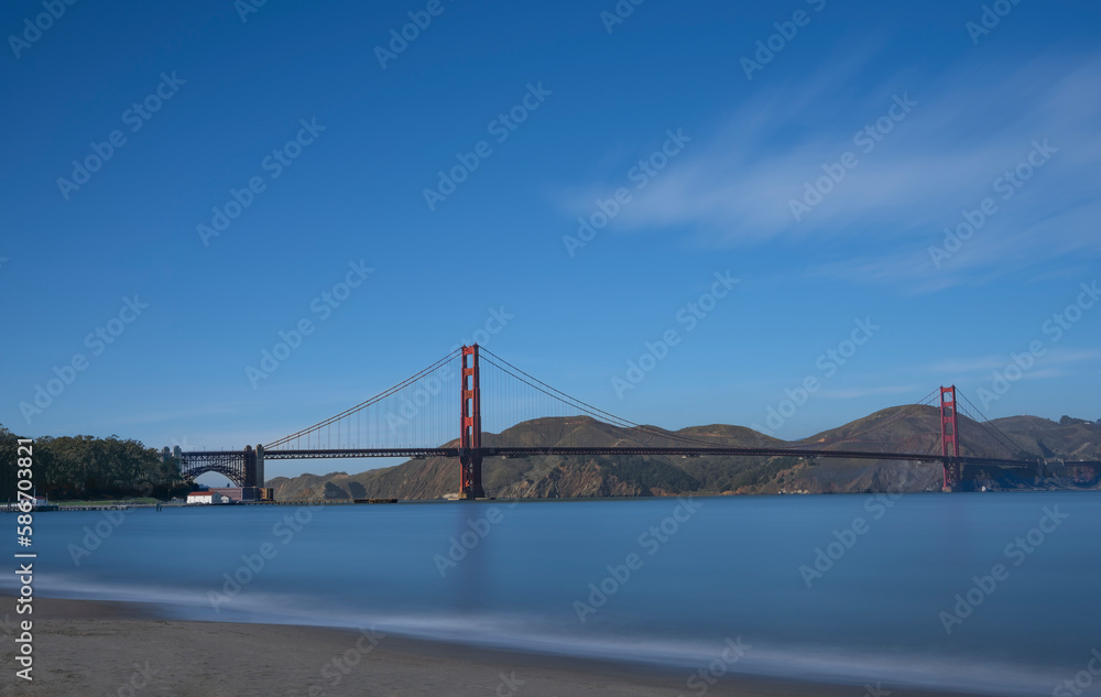 Golden Gate Bridge from East Beach, Presido