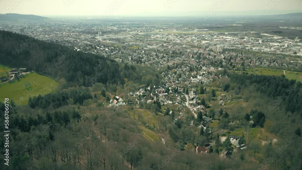 view from the top of the mountain