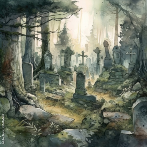  The haunted graveyard Generative Ai