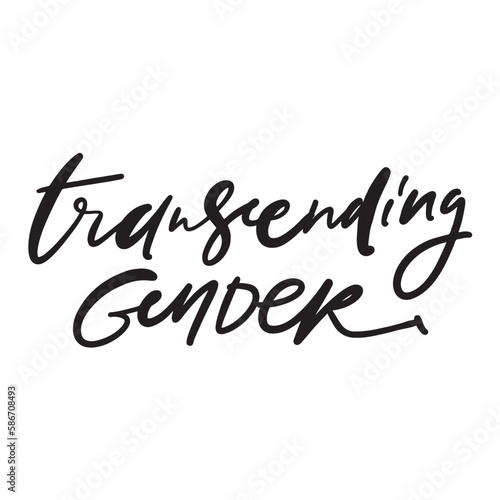 non-binary hand letteringt-shirt for your design